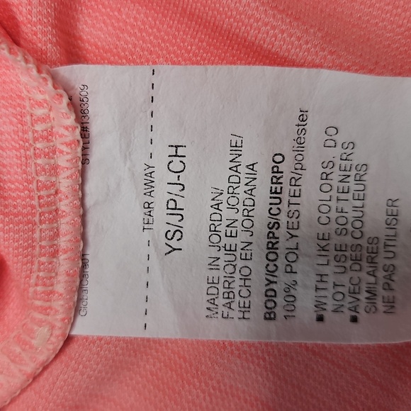 Under Armour Boys' Pink Performamce Polo Shirt - Picture 4 of 5